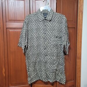 NWT Charter Club Mens Button Up Collared Business Casual Shirt | Large